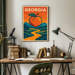 Georgia Peach Poster