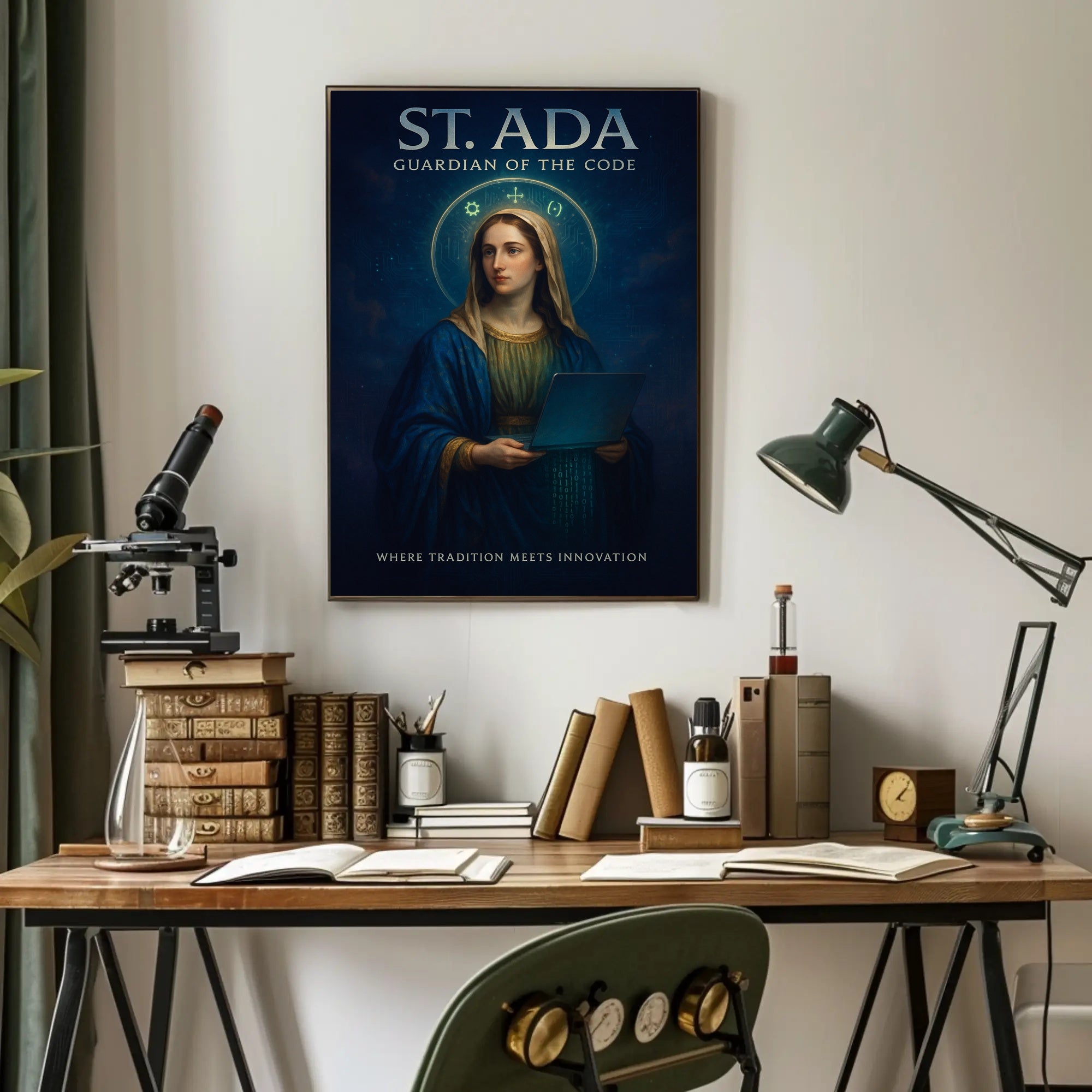 St. Ada Guardian of the Code Poster PosterGoat