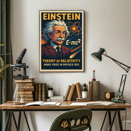 Albert Einstein Nobel Prize In Physics Poster