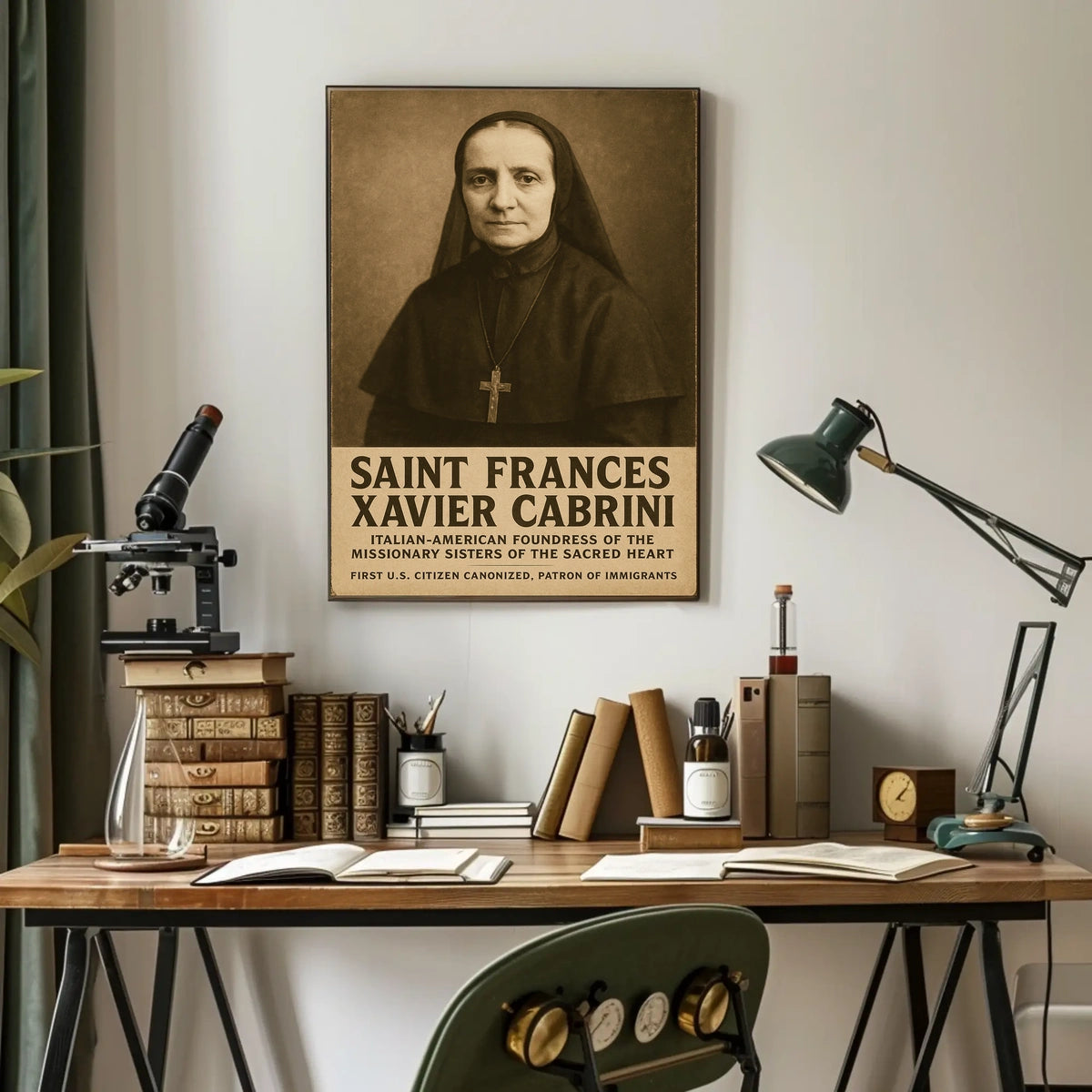Saint Frances Xavier Cabrini Poster