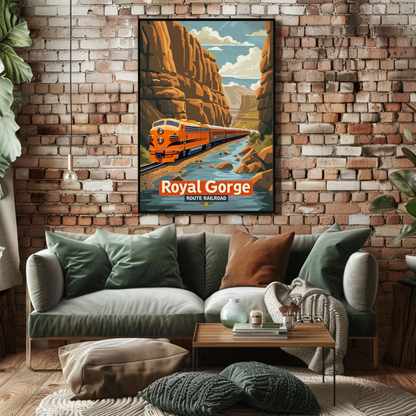 Royal Gorge Vintage Poster