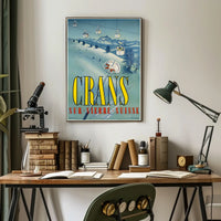 Crans-Sur-Sierre Ski Resort Poster