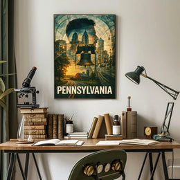 Pennsylvania A Journey Through Time Poster