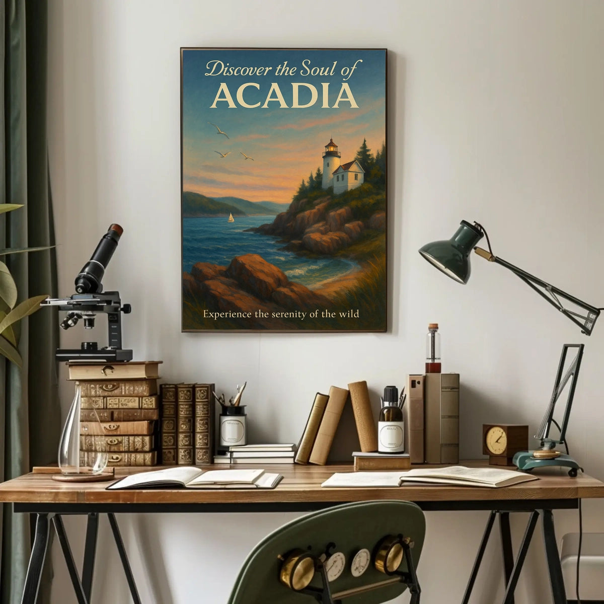 Discover the Soul of Acadia Poster
