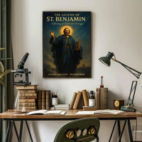 The Legend of St. Benjamin Poster PosterGoat