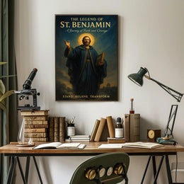 The Legend of St. Benjamin Poster PosterGoat