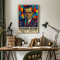 Richard Nixon Presidential Tenure Poster