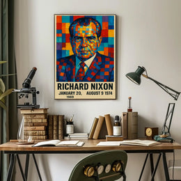 Richard Nixon Presidential Tenure Poster
