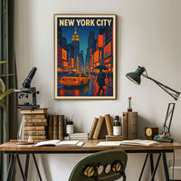 New York City Nightlife Poster