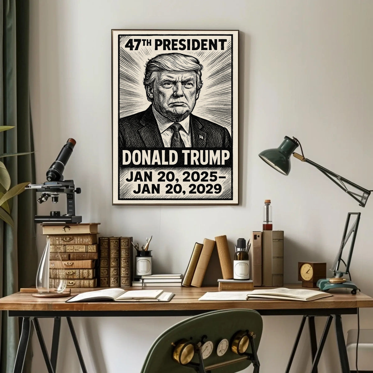 Donald Trump 47th President Poster