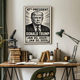 Donald Trump 47th President Poster