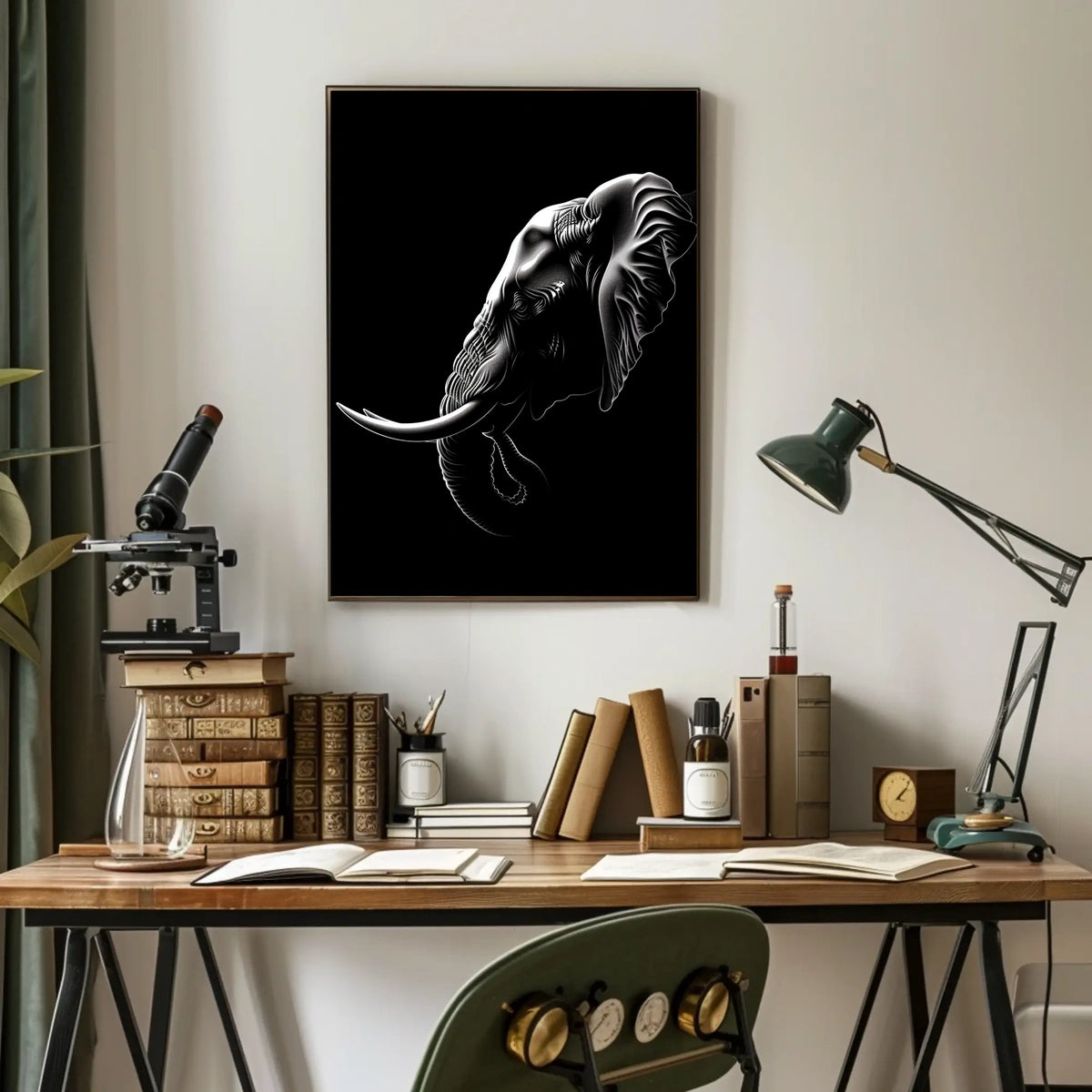 Majestic Elephant Poster