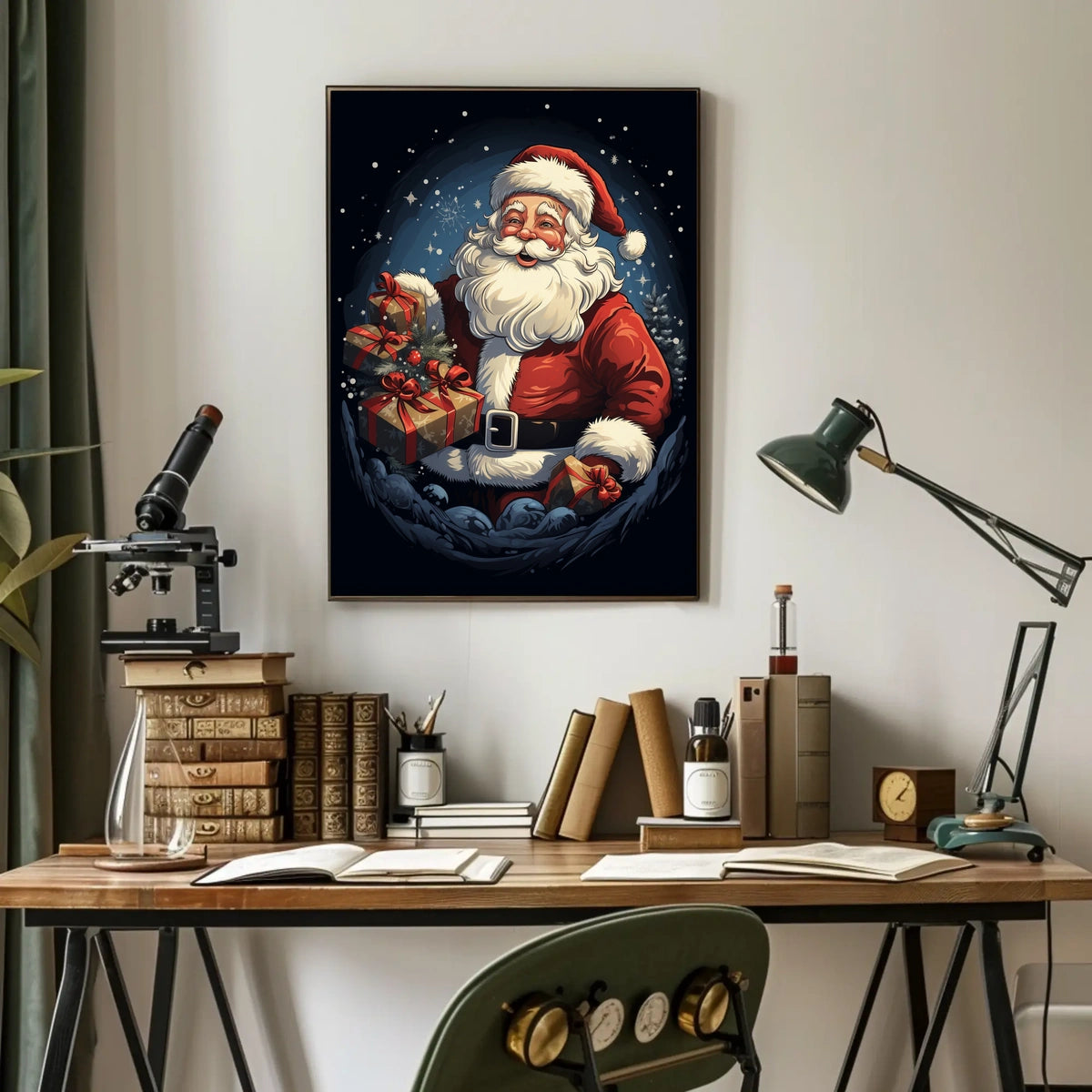 Santa Claus Holiday Cheer Poster