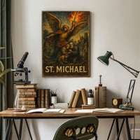St. Michael Protector And Warrior Poster