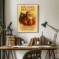 Hilaire Belloc Vintage Christmas Literature Cultural Poster