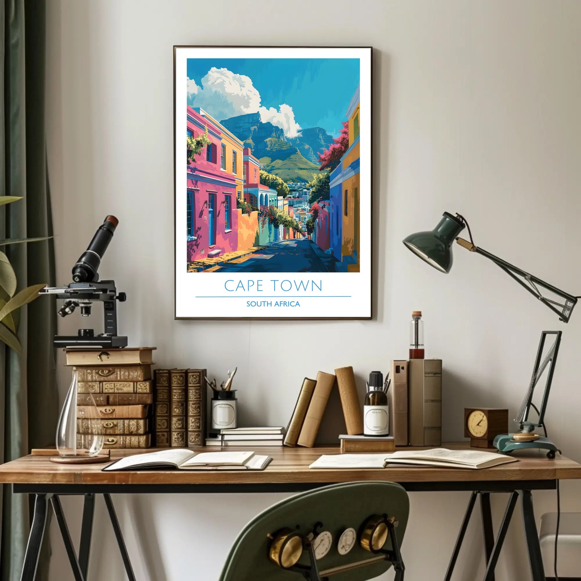 Cape Town Bo-Kaap Street Art Urban or Cityscape Poster