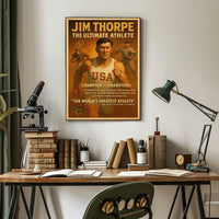 The Ultimate Athlete Tribute Jim Thorpe Poster