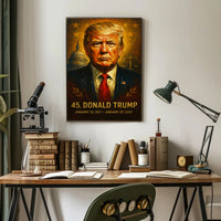 Donald Trump 45Th President Poster