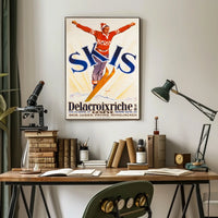 Delacroixriche Winter Sports Poster