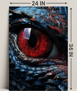 The DragonS Gaze Poster