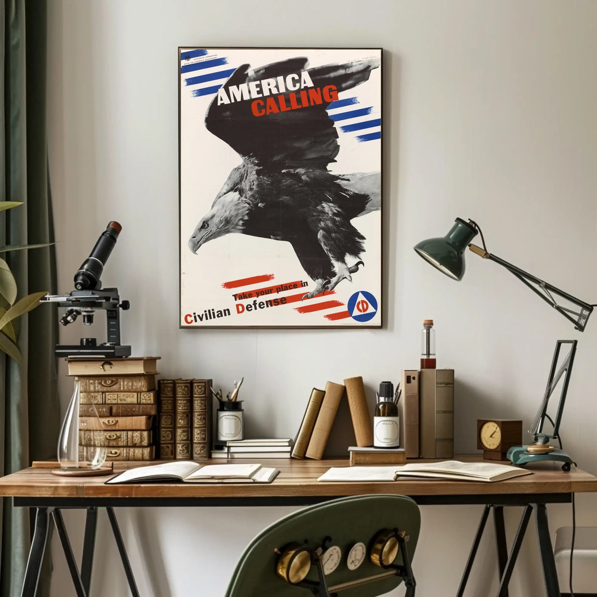 Vibrant Abstract Art Poster for Creative Spaces