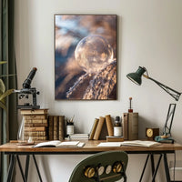 Frozen Bubble Sunrise: Abstract or Artistic Poster