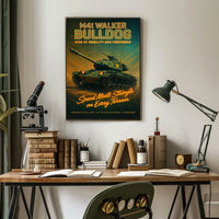 M41 Walker Bulldog Icon of Mobility and Firepower Poster