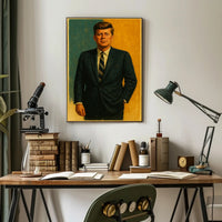 Mid-20th Century John F Kennedy Classic Portrait Poster