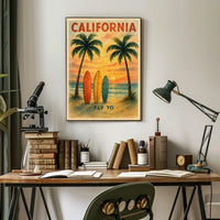 Fly to California Poster