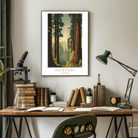 Majestic Redwoods Poster PosterGoat