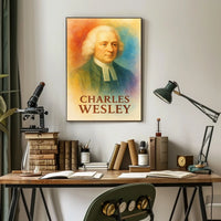Charles Wesley Heritage Poster: Classic 18th-Century Portrait Art