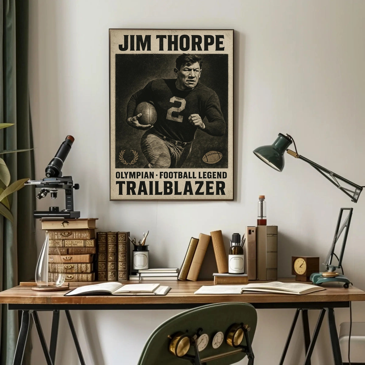 Jim Thorpe Legendary Trailblazer Poster