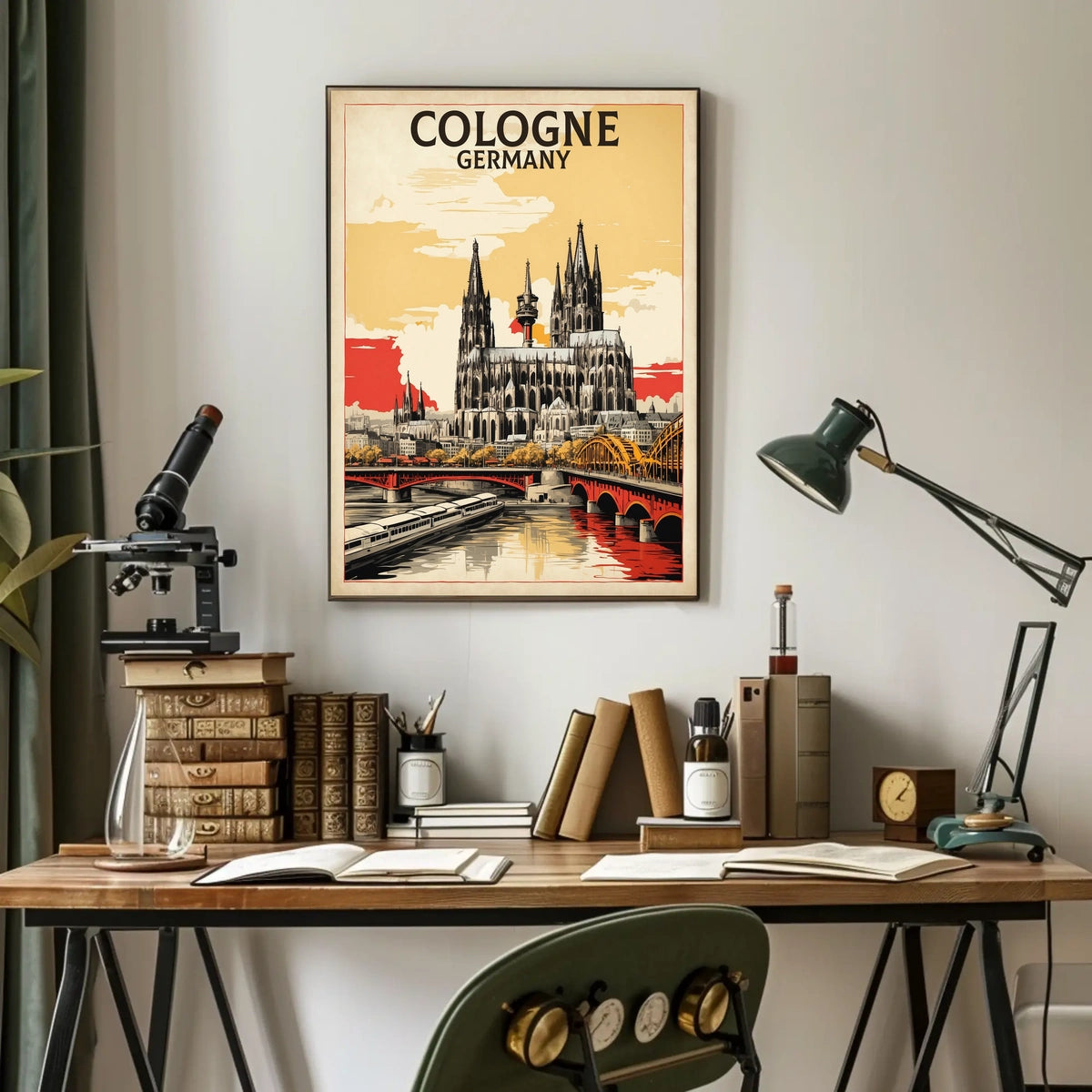 Cologne Germany Architectural Splendor Poster