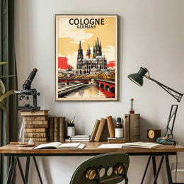 Cologne Germany Architectural Splendor Poster