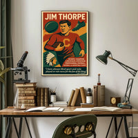 Celebrating Jim Thorpe A Multifaceted Sports Legend Poster