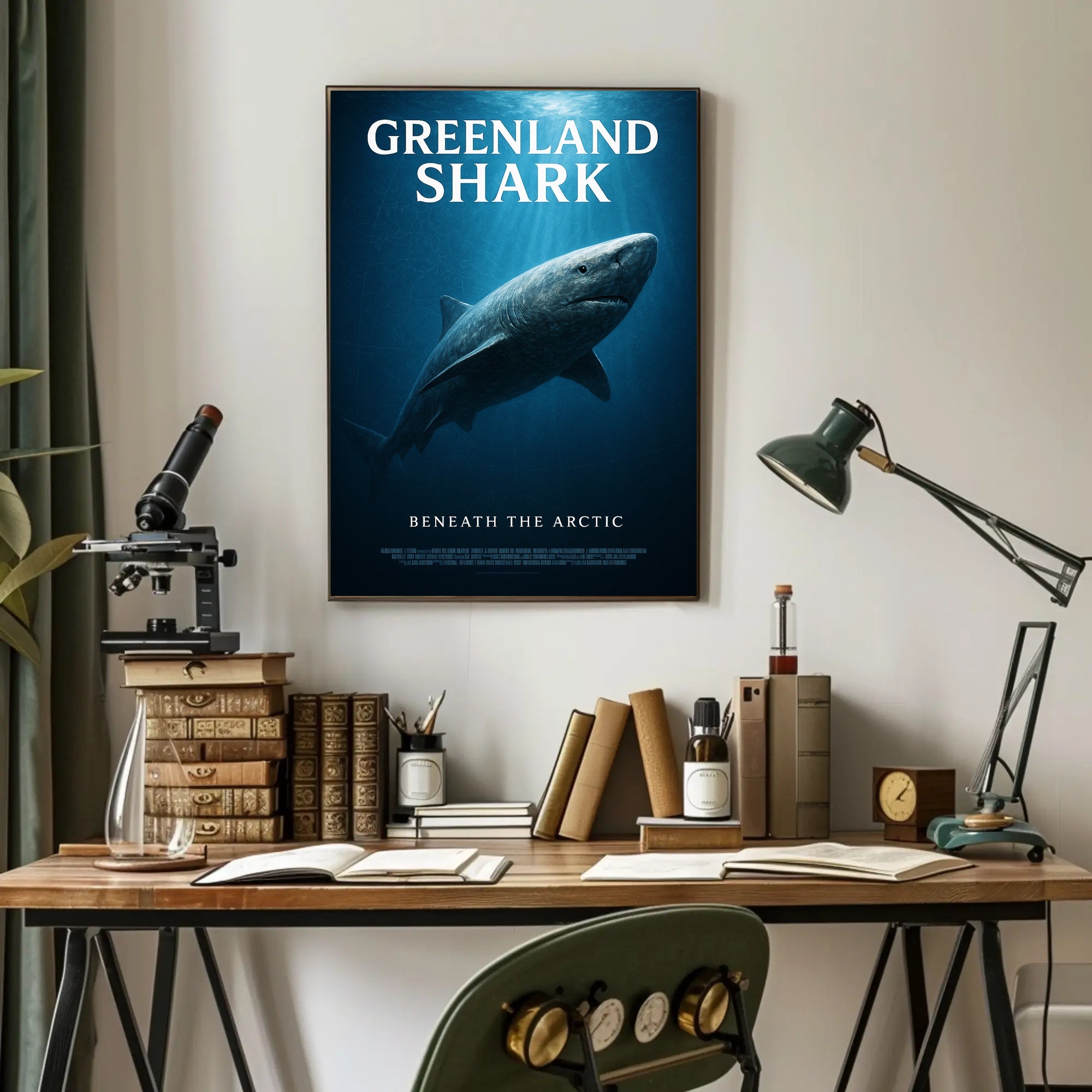 Greenland Shark Beneath the Arctic Poster PosterGoat