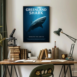 Greenland Shark Beneath the Arctic Poster PosterGoat