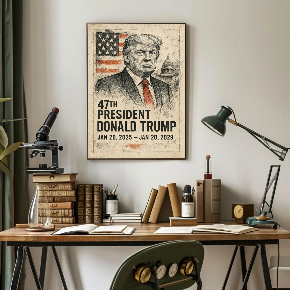 Donald Trump 47th President Poster