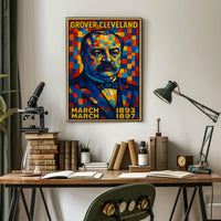 Grover Cleveland Presidential Tenure Poster