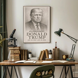 Donald Trump 47th President Poster