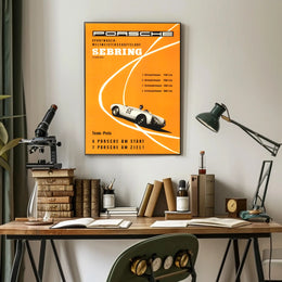 Porsche Sportwagen Championship at Sebring Poster