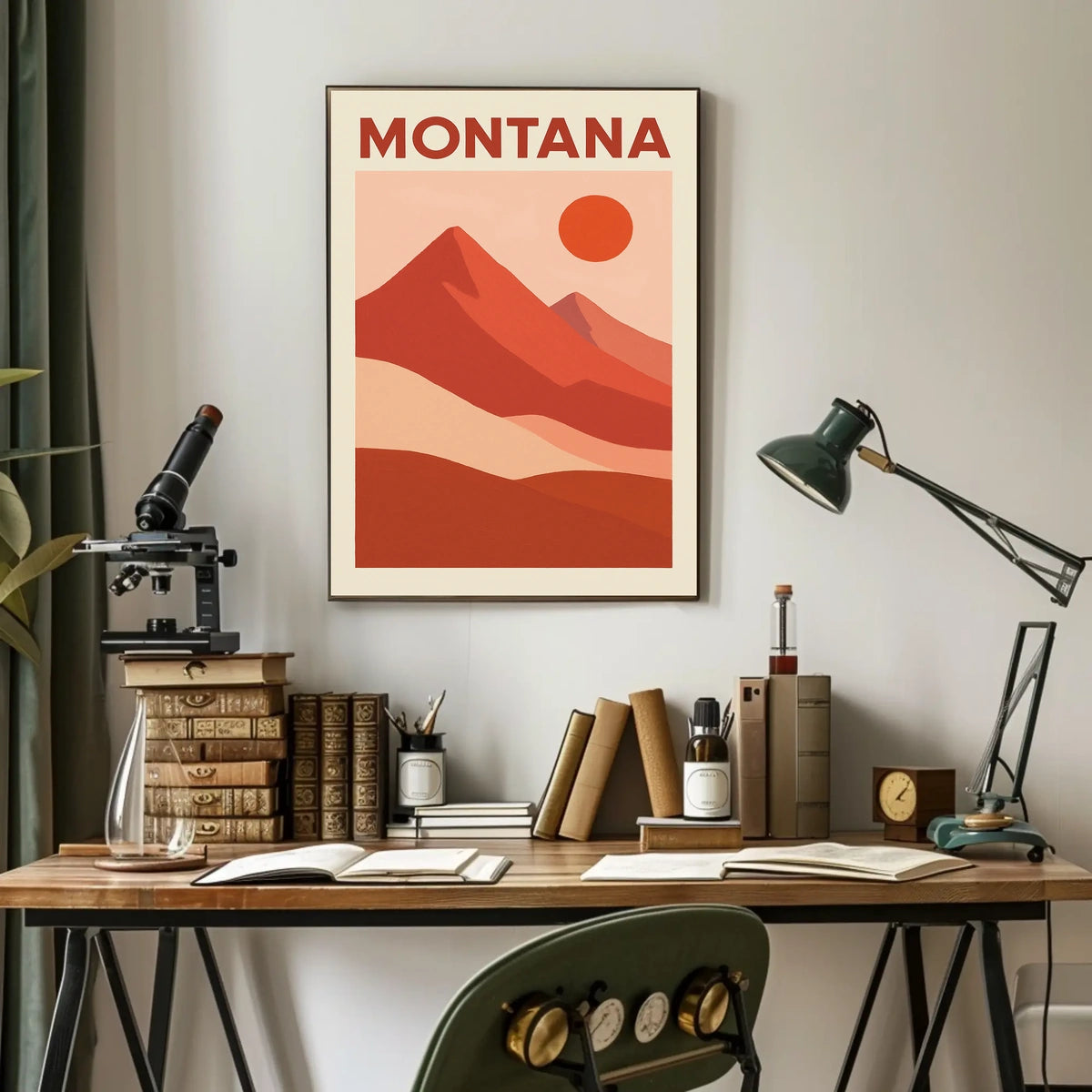 Montana Landscape Poster