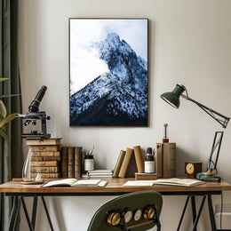 Majestic Snow-Capped Mountain Poster