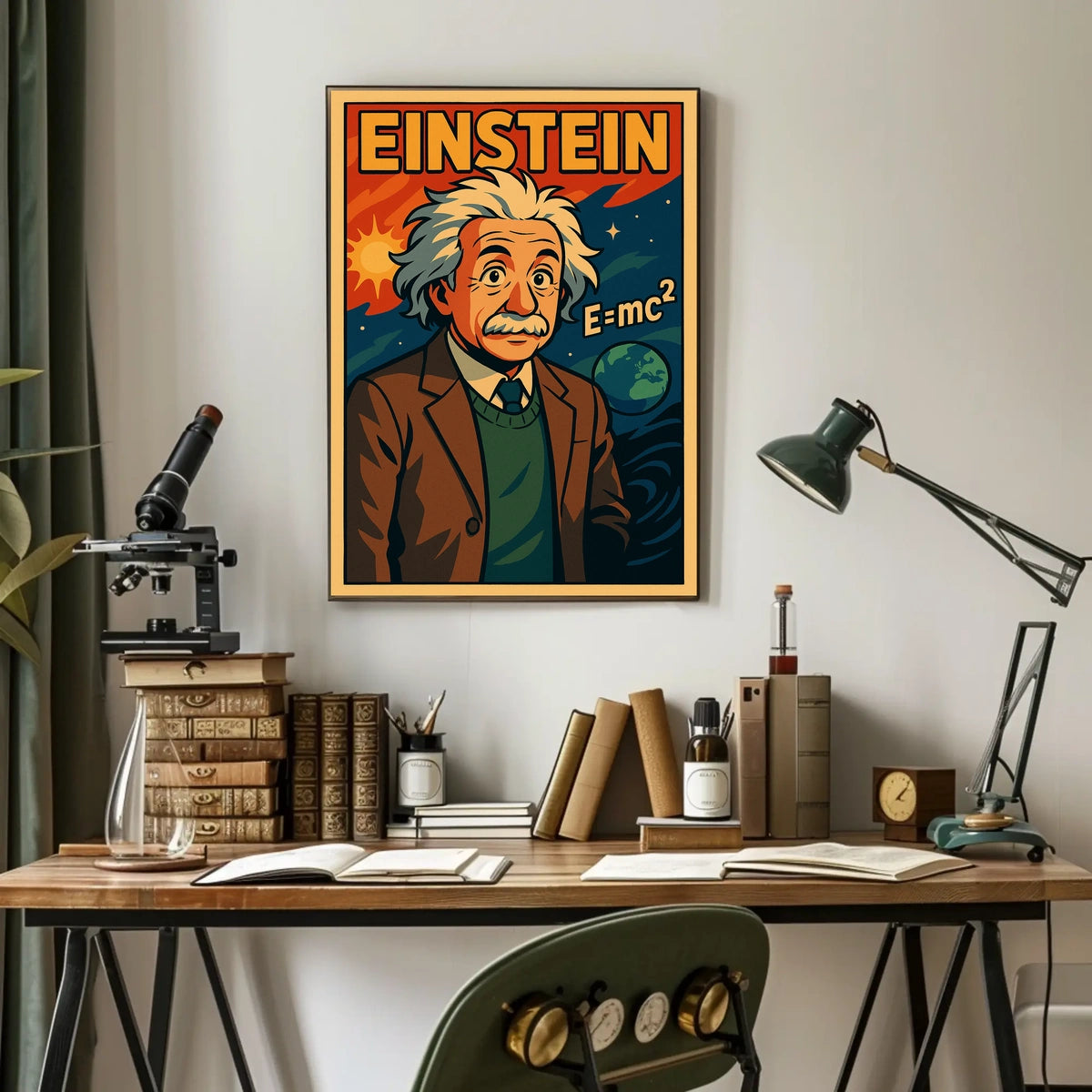 Einstein Theoretical Physicist Poster