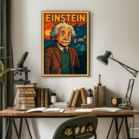 Einstein Theoretical Physicist Poster