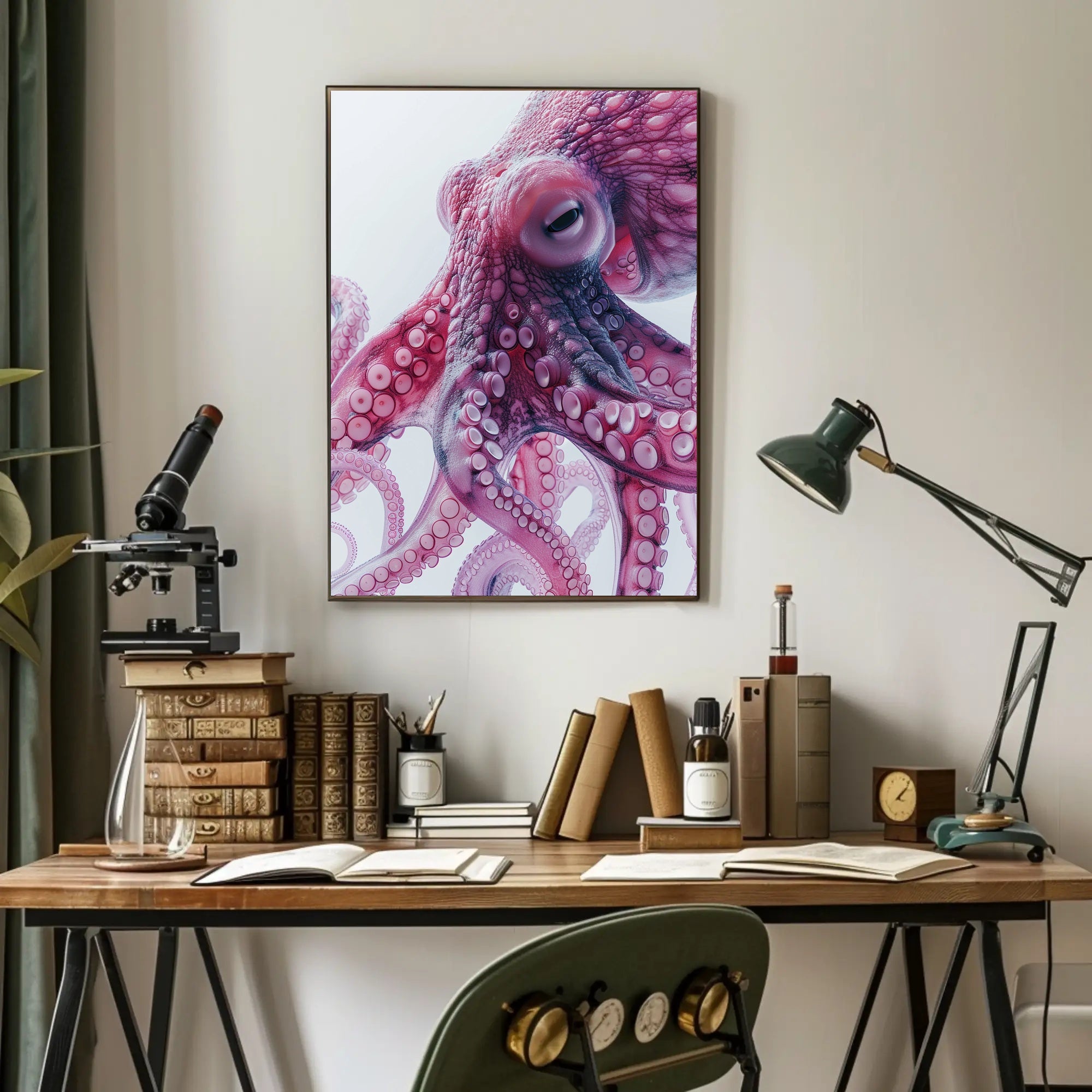 Mesmerizing Octopus Art Print Poster for Home Decor Enthusiasts PosterGoat