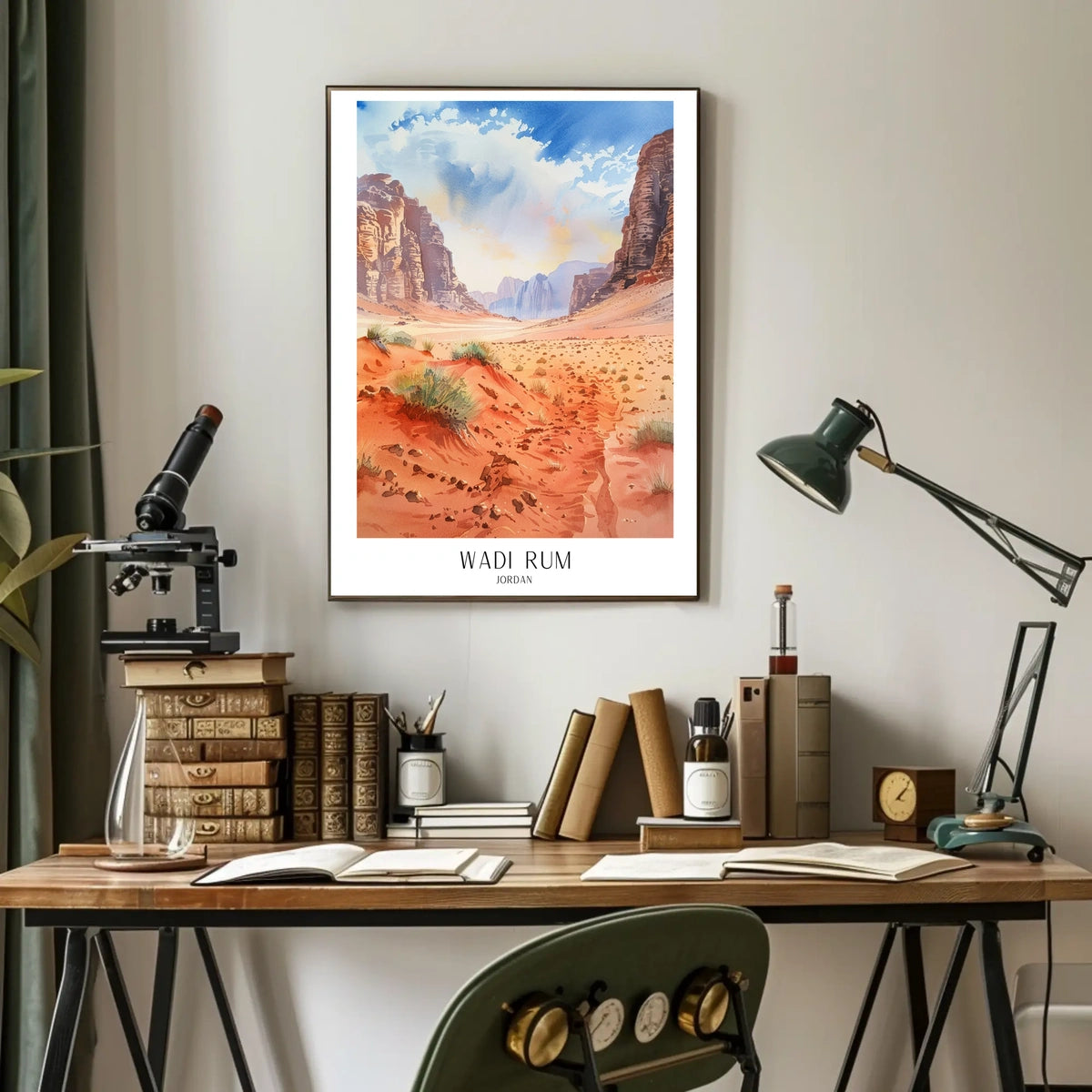 Wadi Rum Jordan Poster