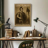 Saint Florian Patron Of Firefighters Poster