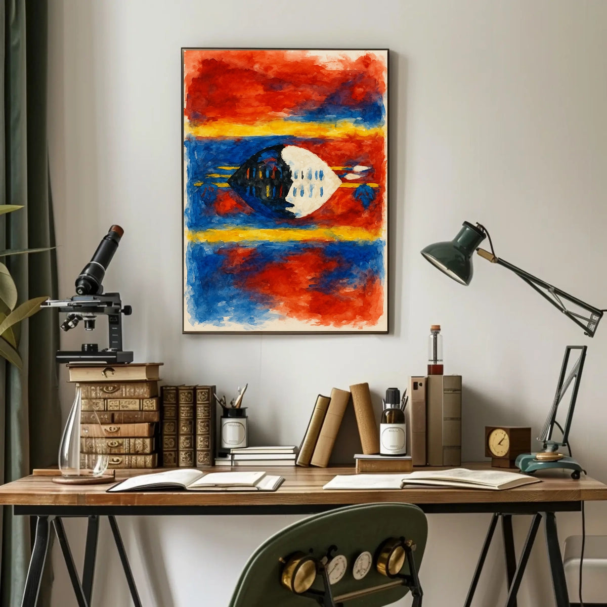 Vibrant Abstract Expression Abstract Poster
