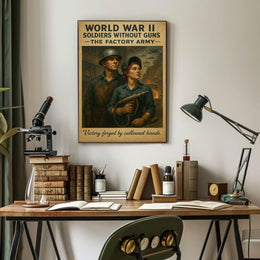 Soldiers Without Guns The Factory Army Poster